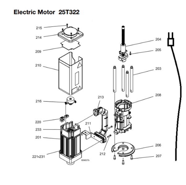 Graco E1 Motor w/Pwr Cable